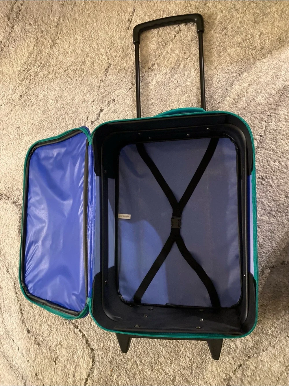 Going to Grandma’s Vintage Roller Suitcase by Mercury Luggage